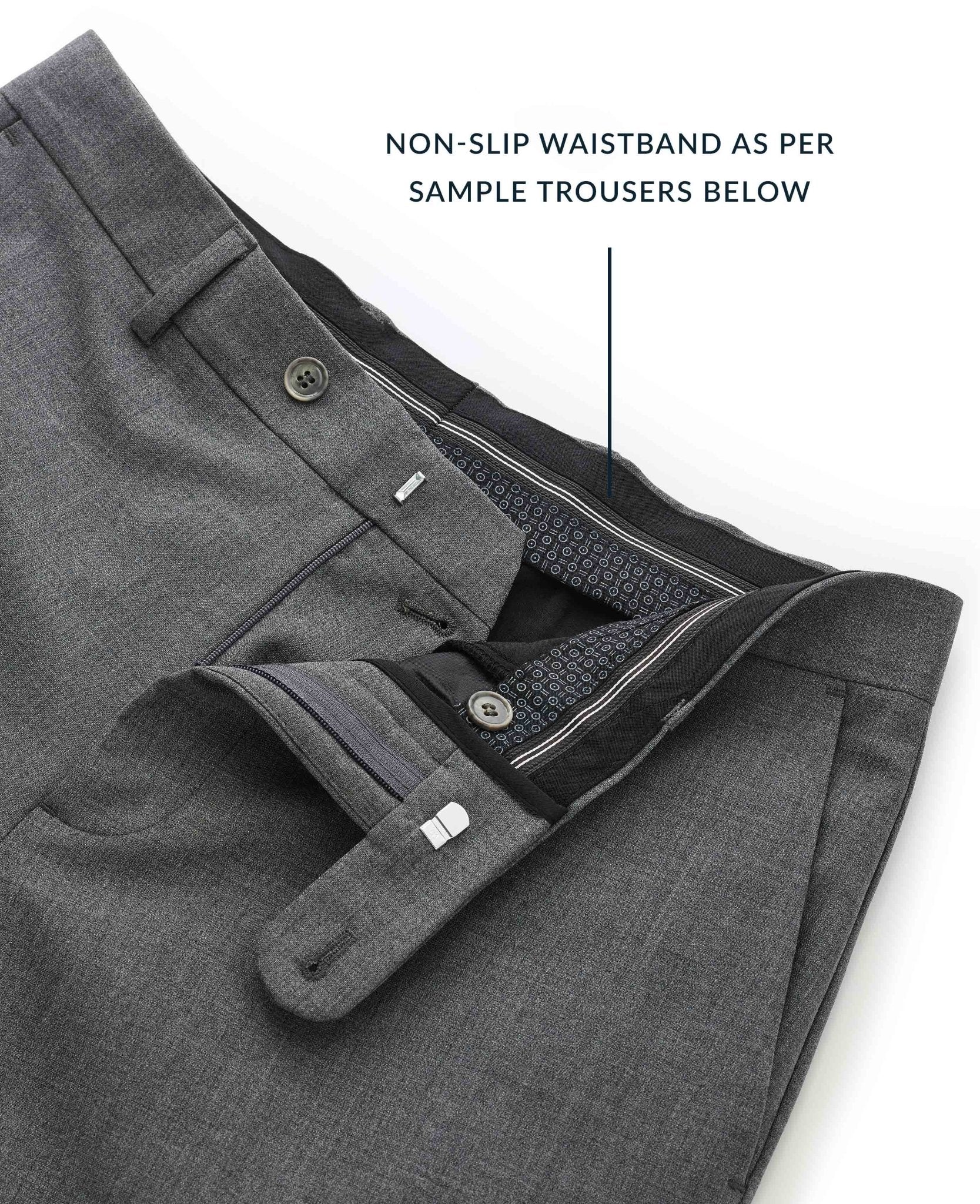 Mid-Grey Wool-Blend Tailored Suit - Image 10