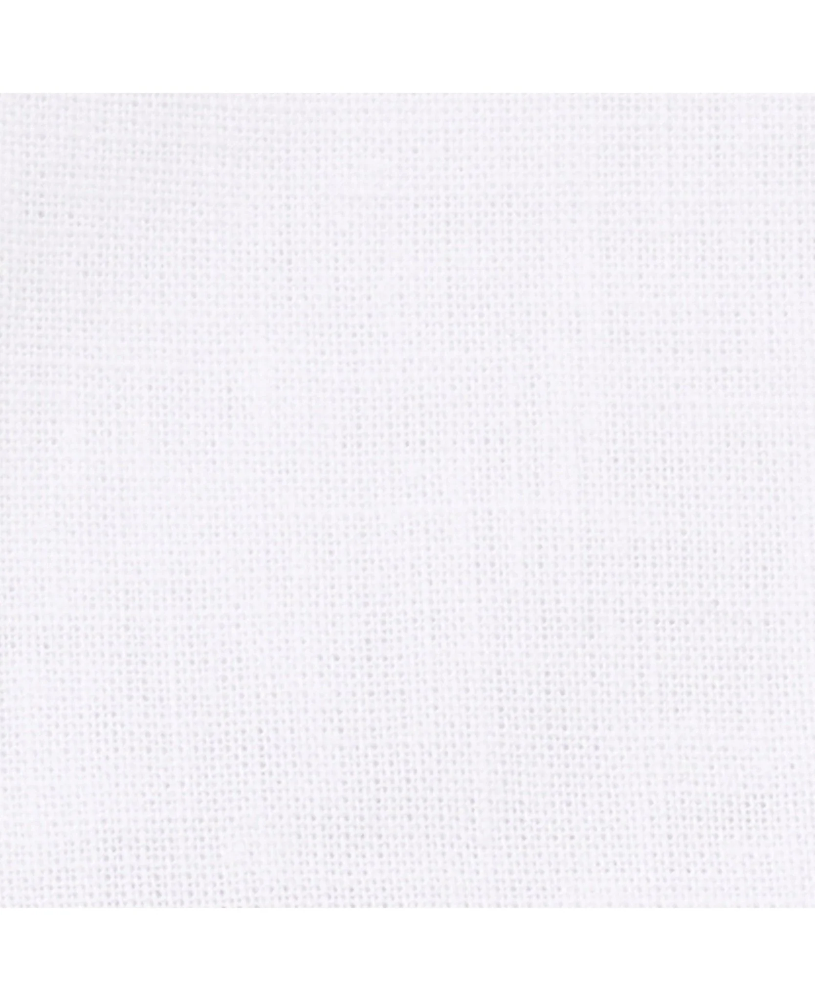 White Linen-Blend Classic Fit Short Sleeve Shirt - Image 8