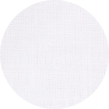 White Linen-Blend Classic Fit Short Sleeve Shirt - Image 9